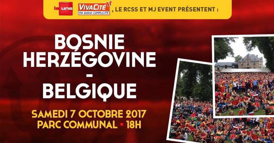 Photo de l'évènement Ecran géant pour La fête de la qualification .. parc communal vielsalm